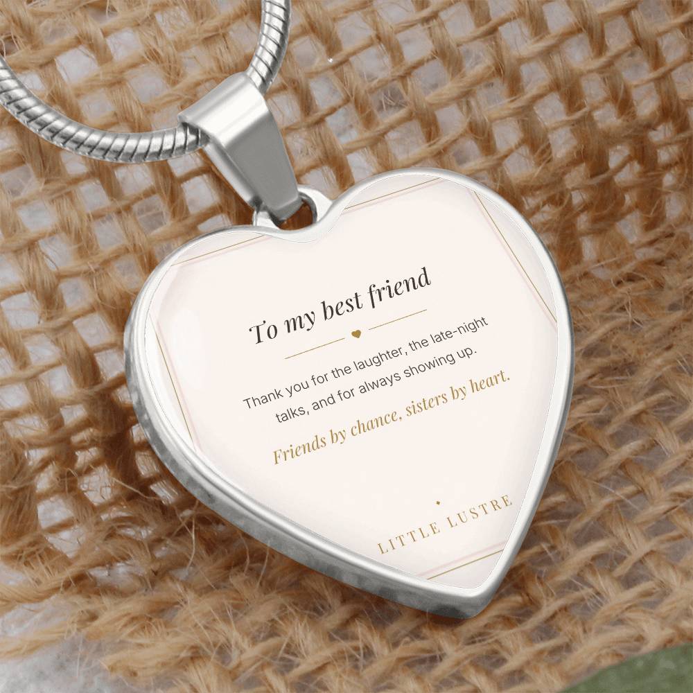 To My Best Friend Necklace