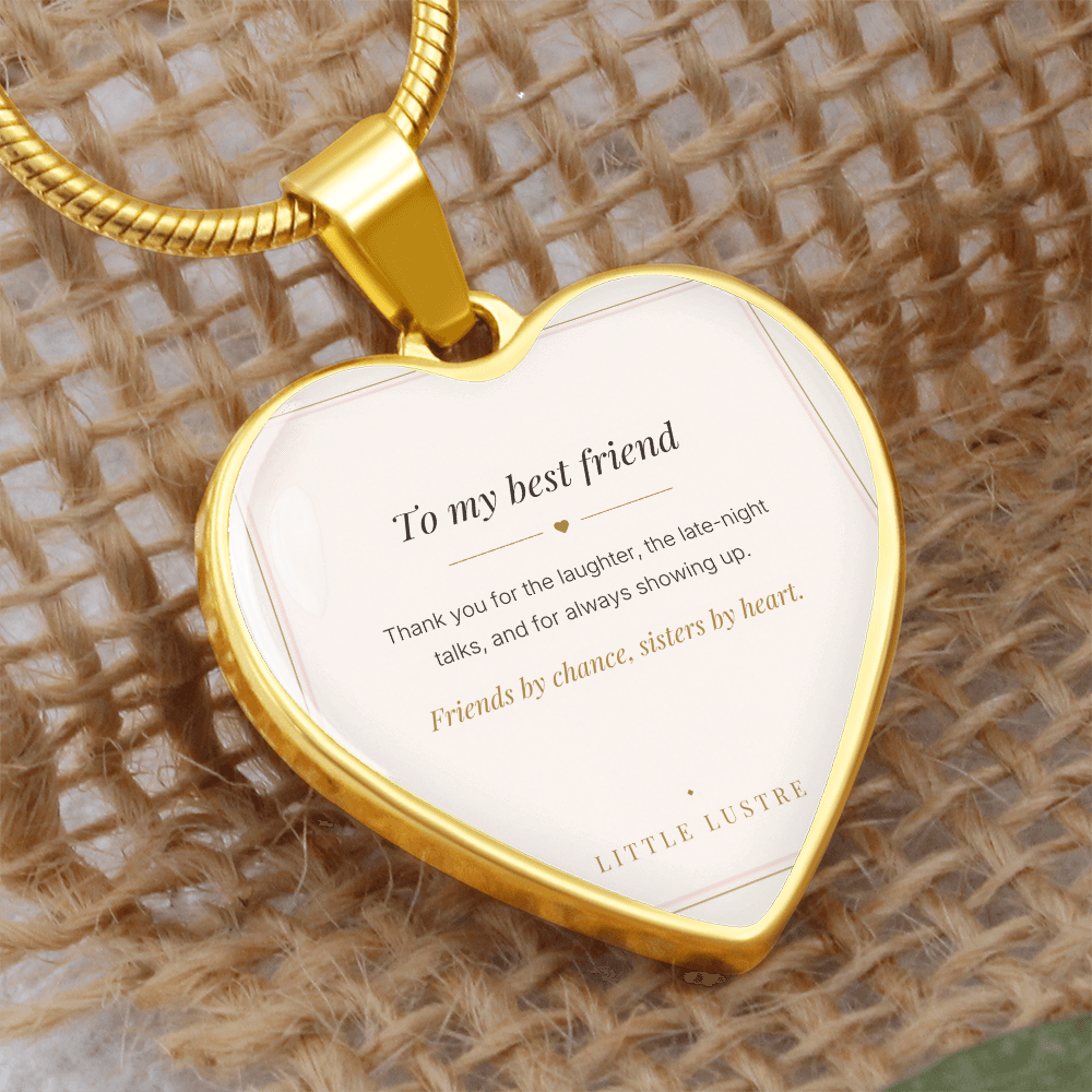 To My Best Friend Necklace