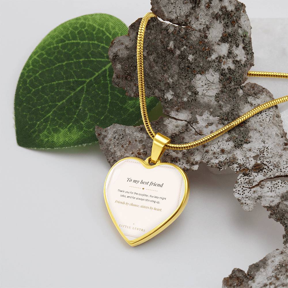 To My Best Friend Necklace