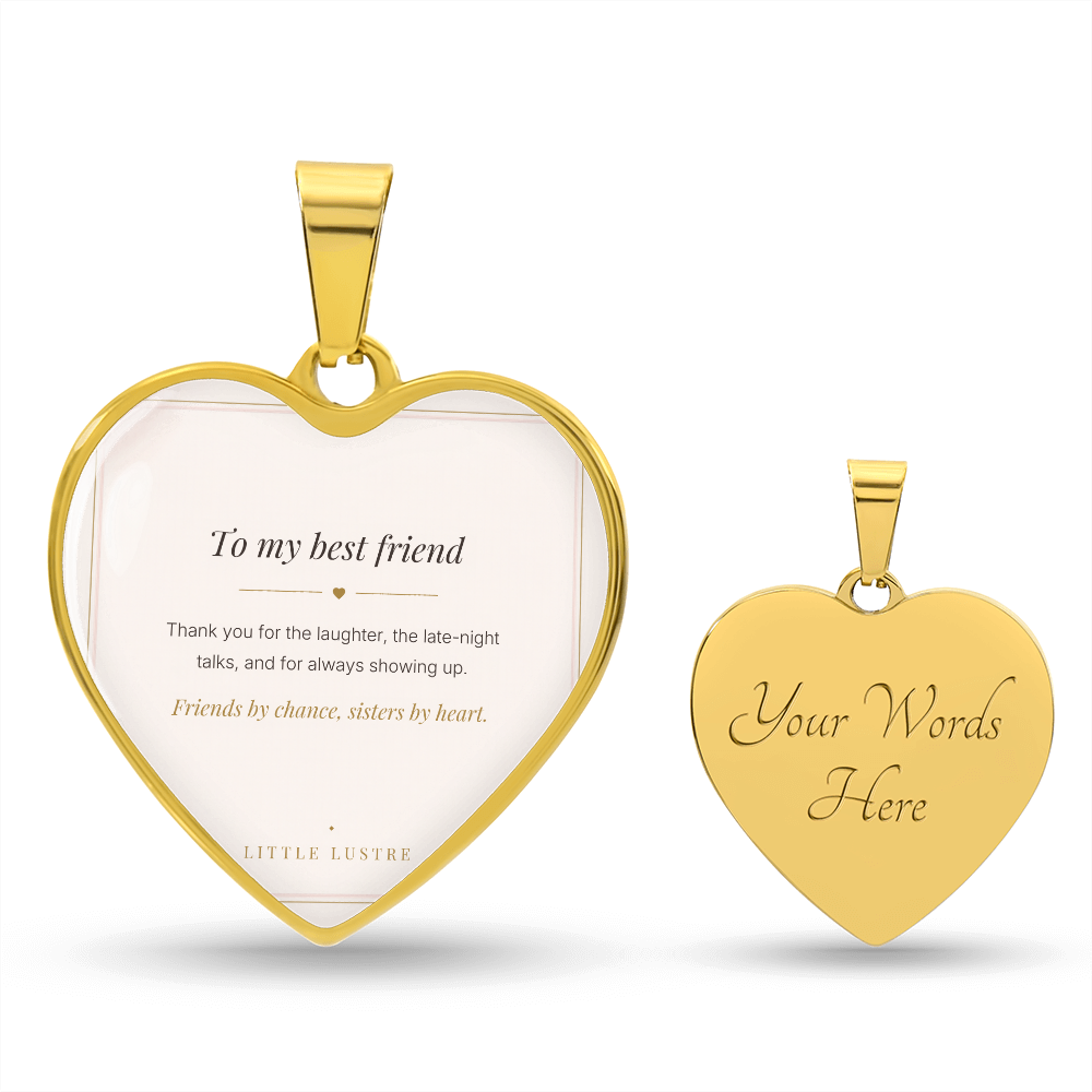 To My Best Friend Necklace