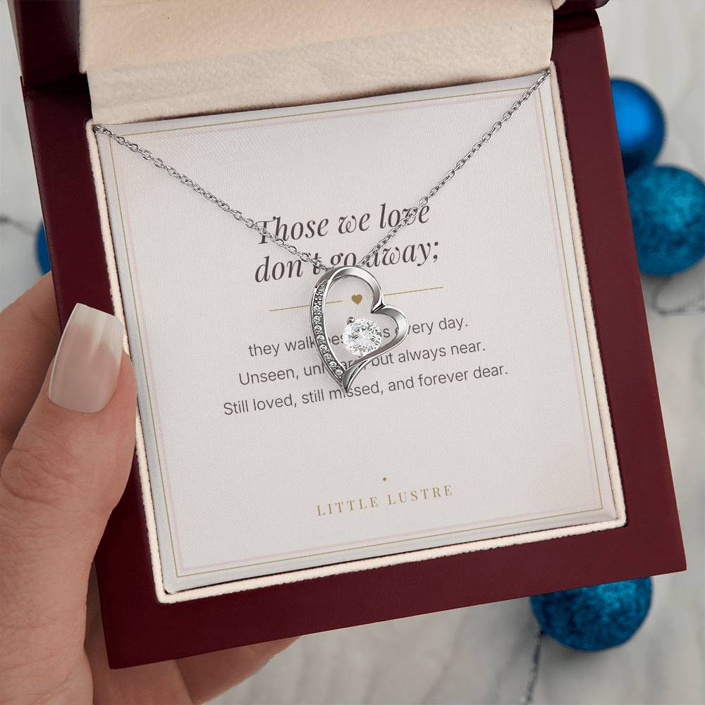 In Memory of Mom Keepsake Necklace
