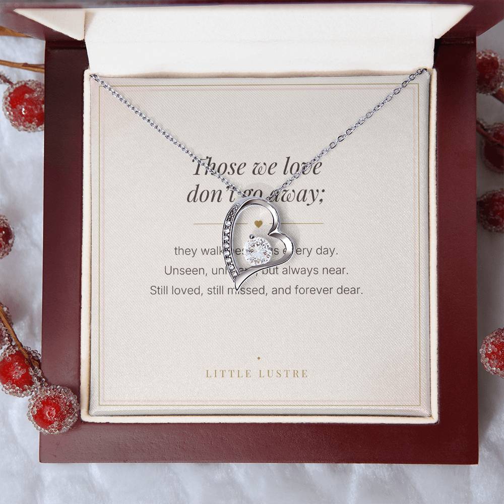 In Memory of Mom Keepsake Necklace