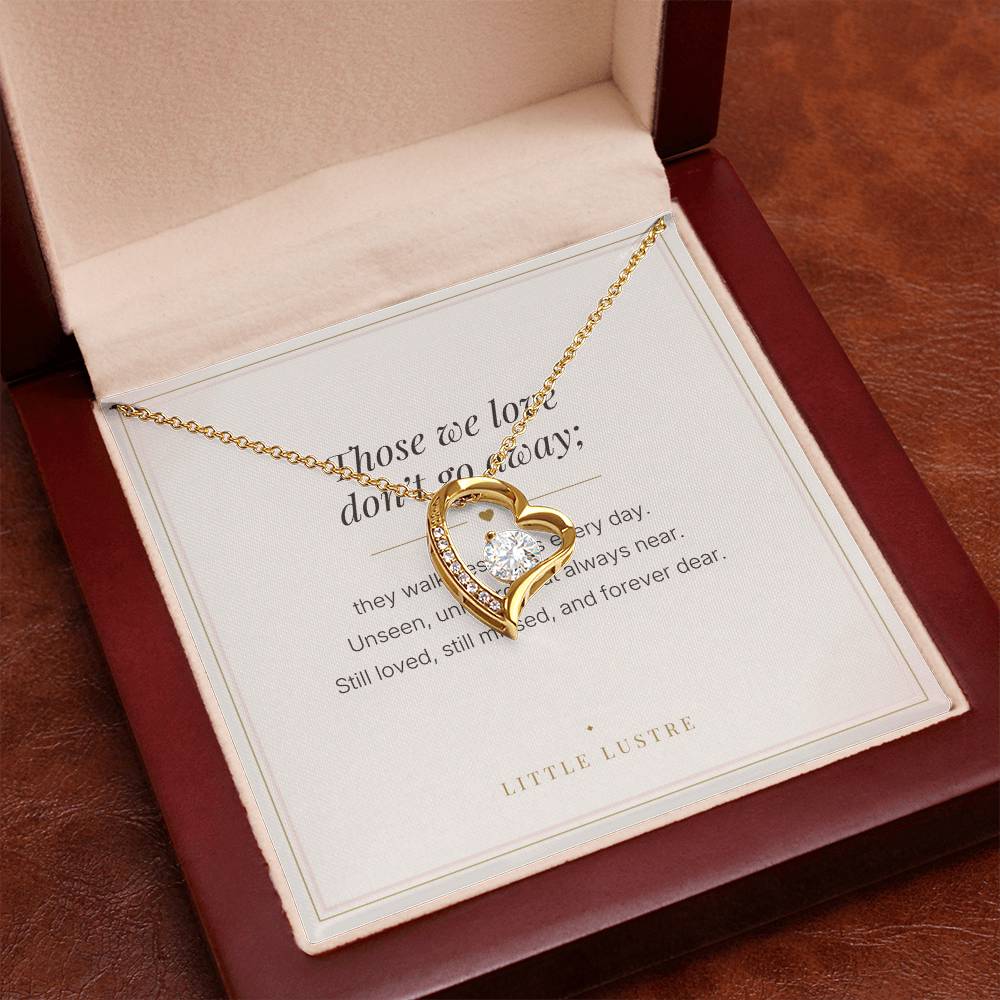 In Memory of Mom Keepsake Necklace