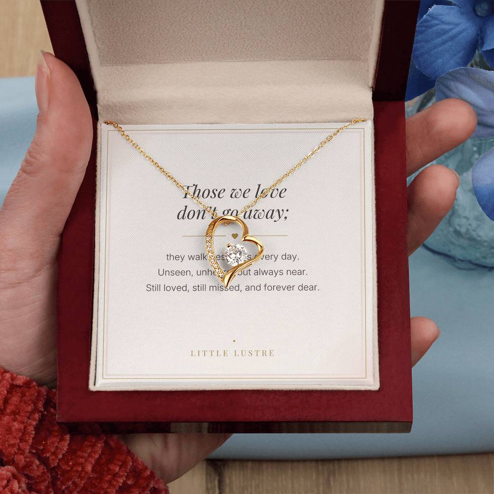 In Memory of Mom Keepsake Necklace