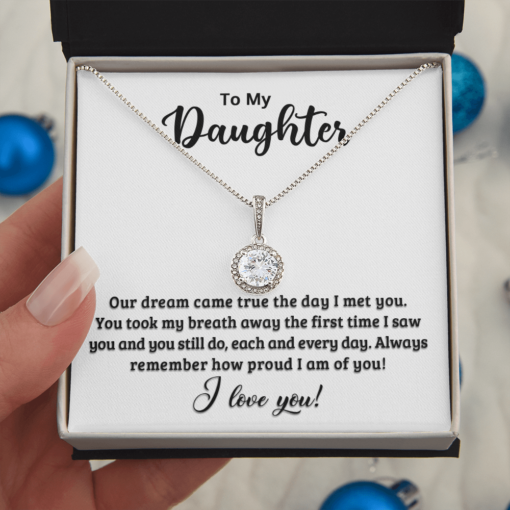 To My Daughter Necklace