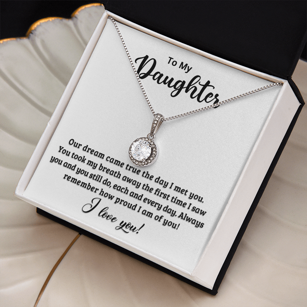 To My Daughter Necklace