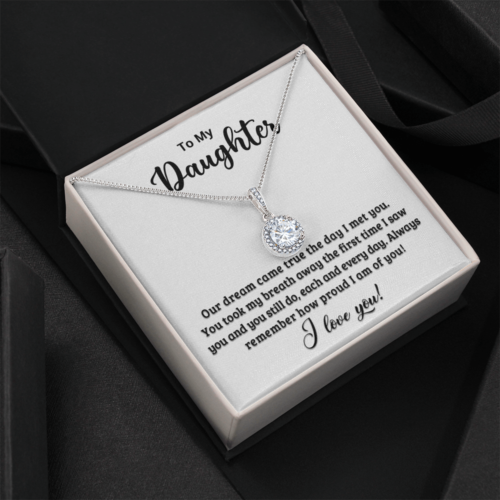 To My Daughter Necklace