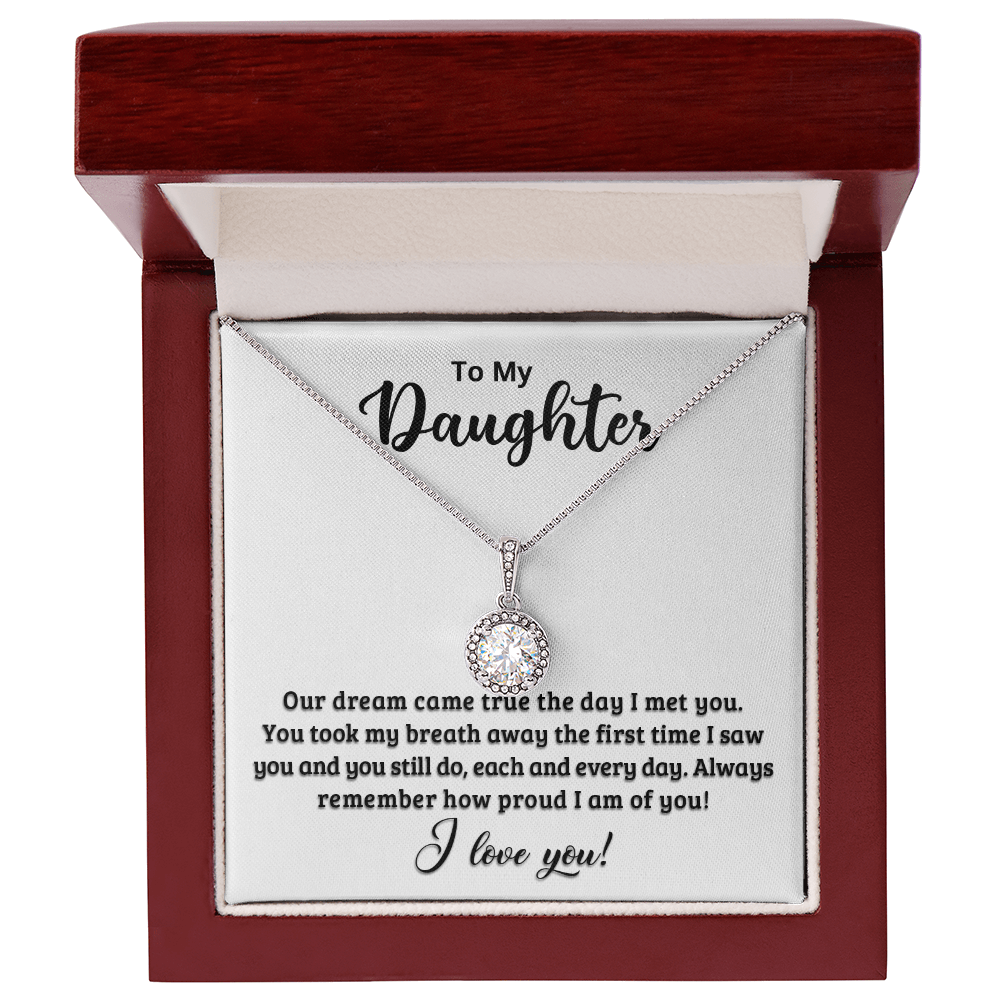 To My Daughter Necklace