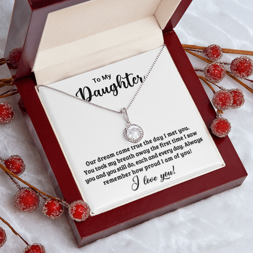 To My Daughter Necklace