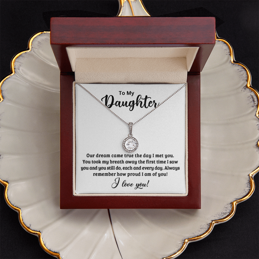 To My Daughter Necklace