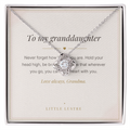 To My Granddaughter Love Necklace