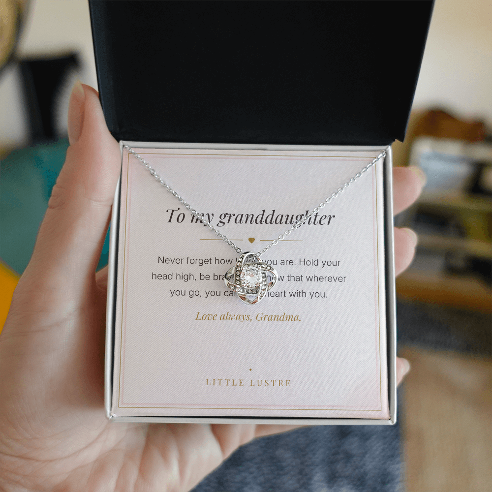 To My Granddaughter Love Necklace