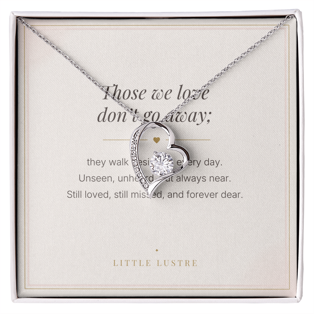 In Memory of Mom Keepsake Necklace