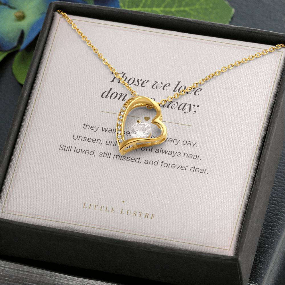 In Memory of Mom Keepsake Necklace
